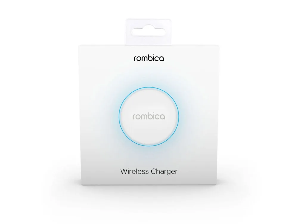 Беспроводное зарядное устройство Rombica  «NEO Core Quick» c быстрой зарядкой, белый (с лого)