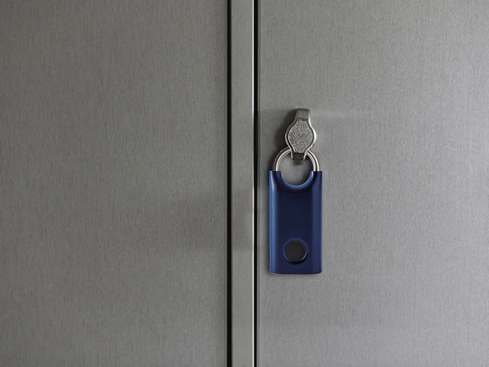 Замок с сенсором Noma Lock, темно-синий