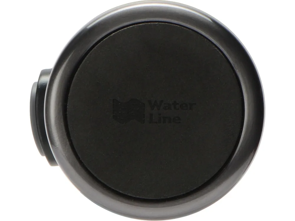 Вакуумная термокружка с кнопкой Upgrade, Waterline, тубус, матовая сталь