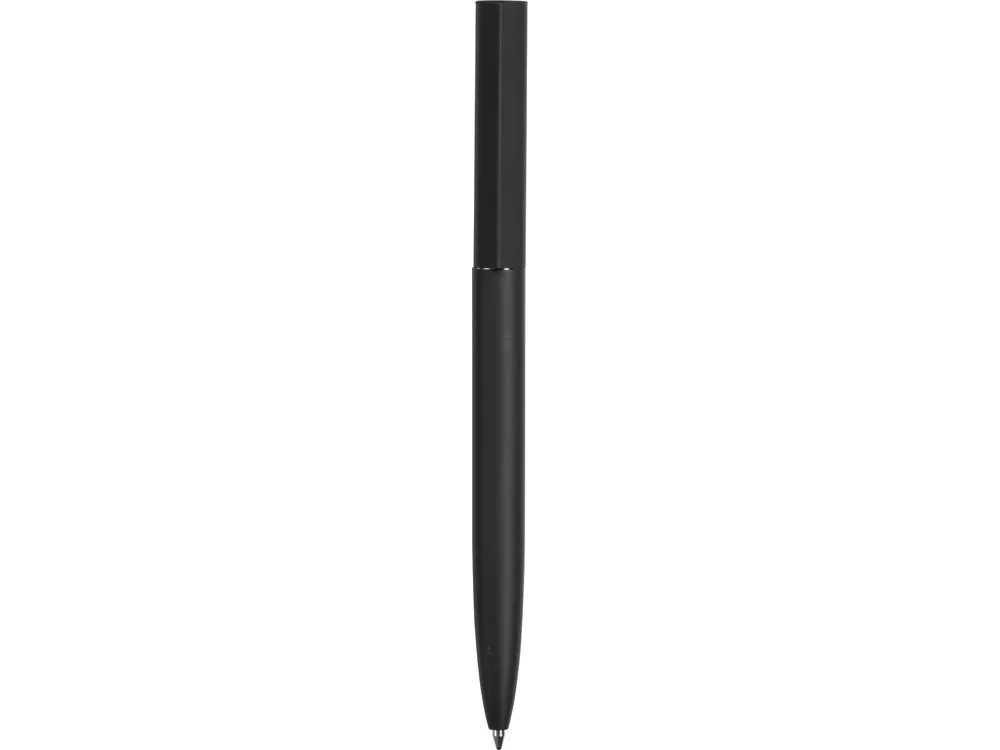 Шариковая металлическая ручка "Minimalist" софт-тач, черный