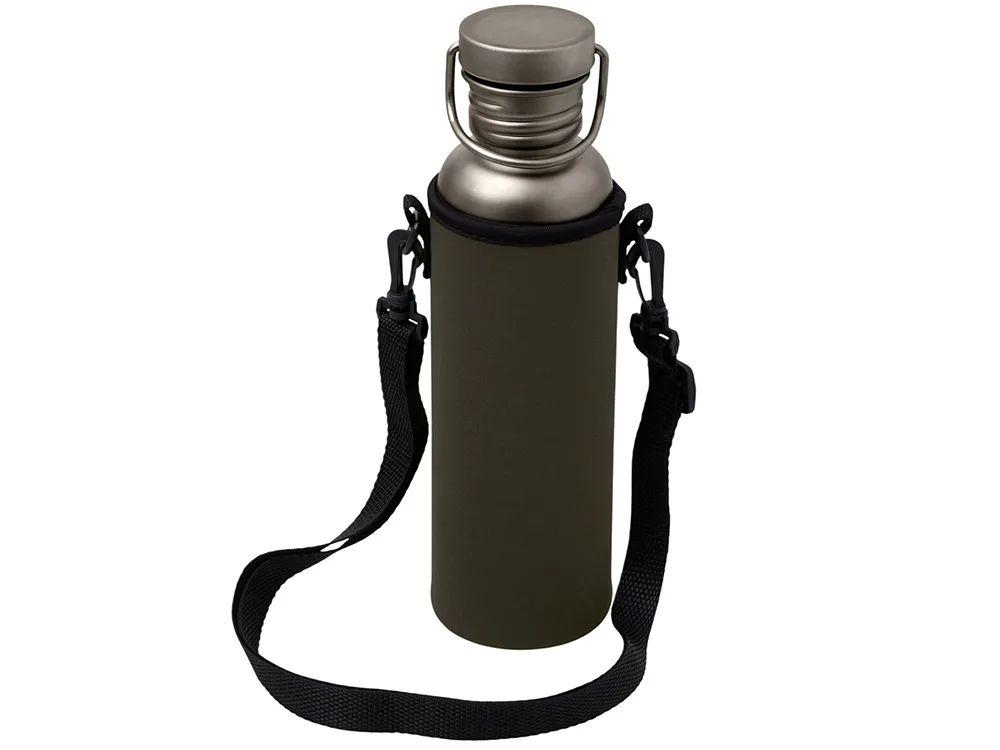 Бутылка для воды из титана "Titan", 750ml, темно-серый