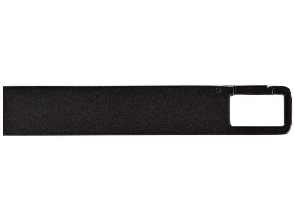 USB 2.0- флешка на 32 Гб c подсветкой логотипа «Hook LED», темно-серый, синяя подсветка