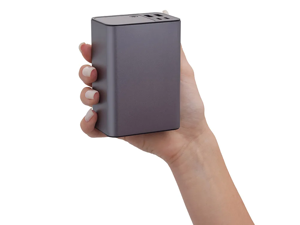 Внешний аккумулятор для ноутбуков «EpIQ», 100 Вт, 30000 mAh, темно-серый