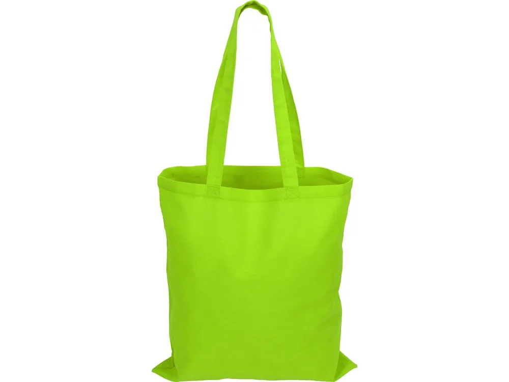 Сумка для шопинга Carryme 120 хлопковая, 120 г/м2, зеленое яблоко