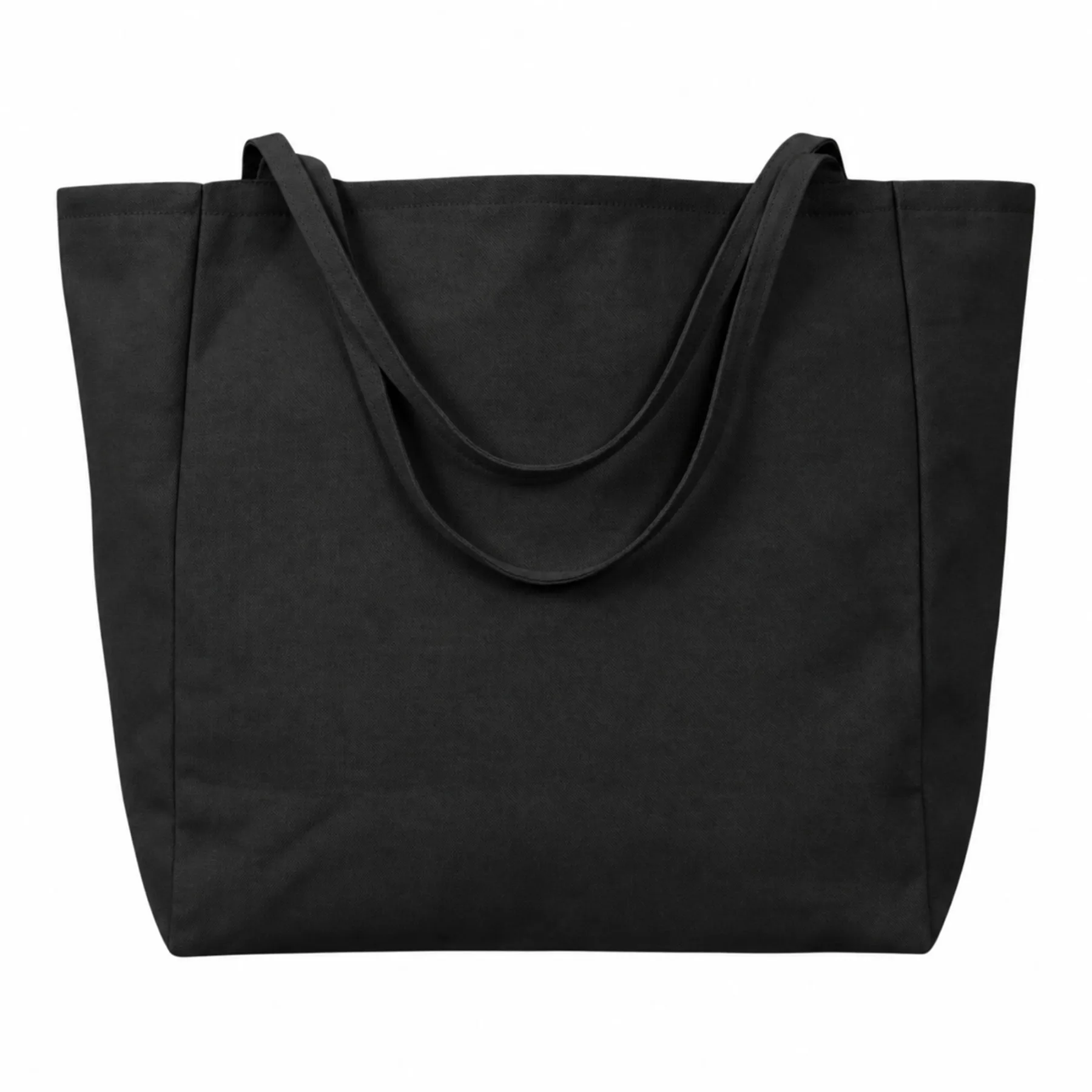 Шоппер-оверсайз Grossbag из переработанного хлопка 340 г, черный