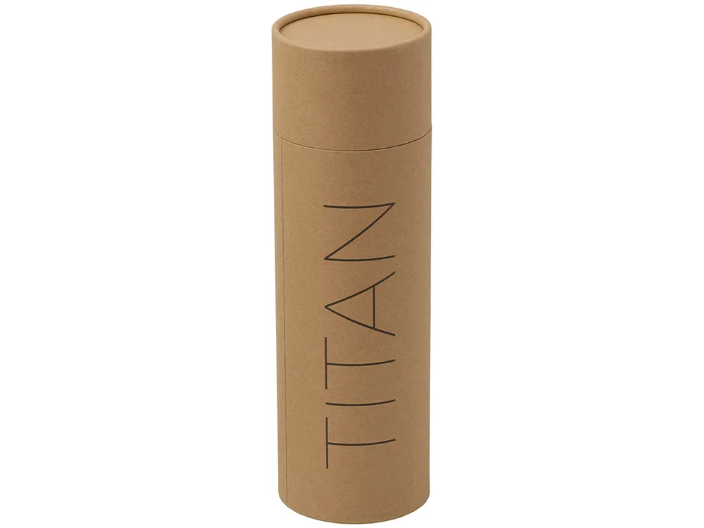 Бутылка для воды из титана "Titan", 750ml, темно-серый