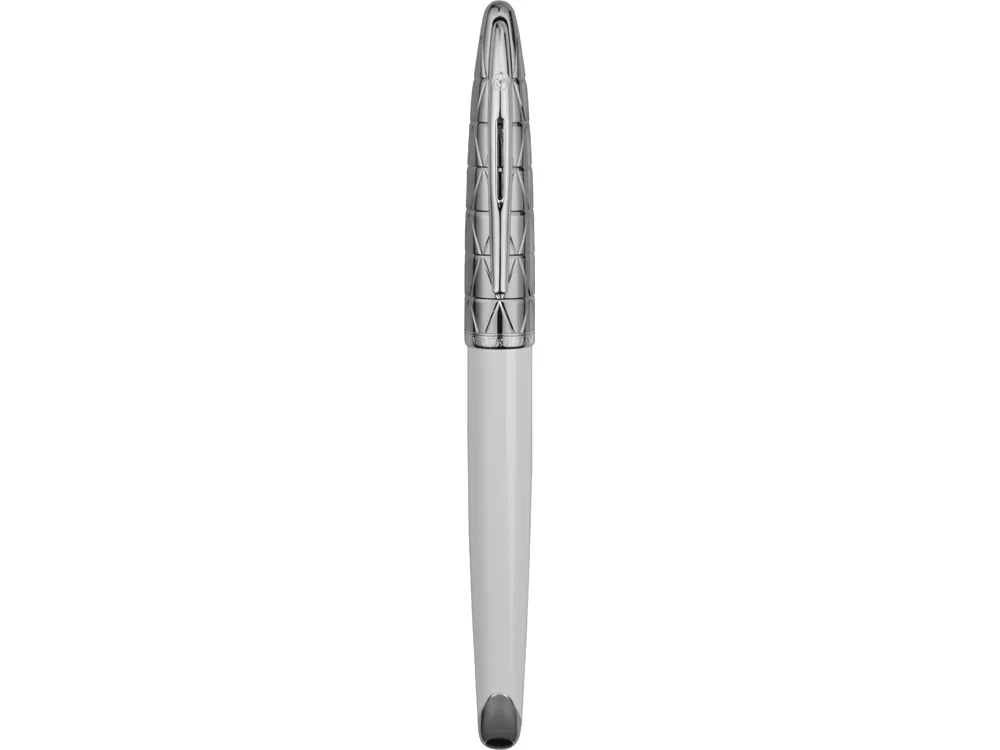 Ручка-роллер Waterman Carene, цвет: Contemporary white ST, стержень: Fblck