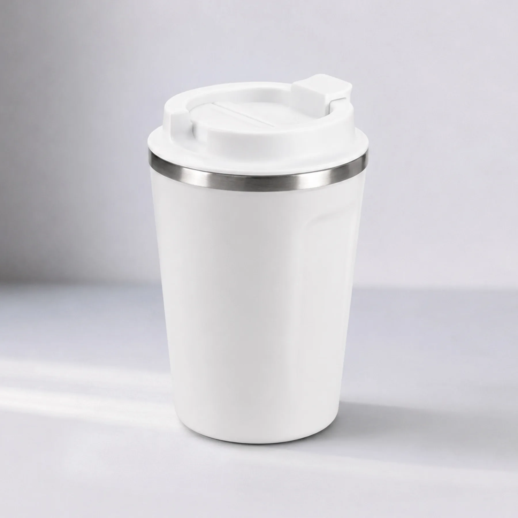Термокружка CAFe COMPACT, 380 мл, белый