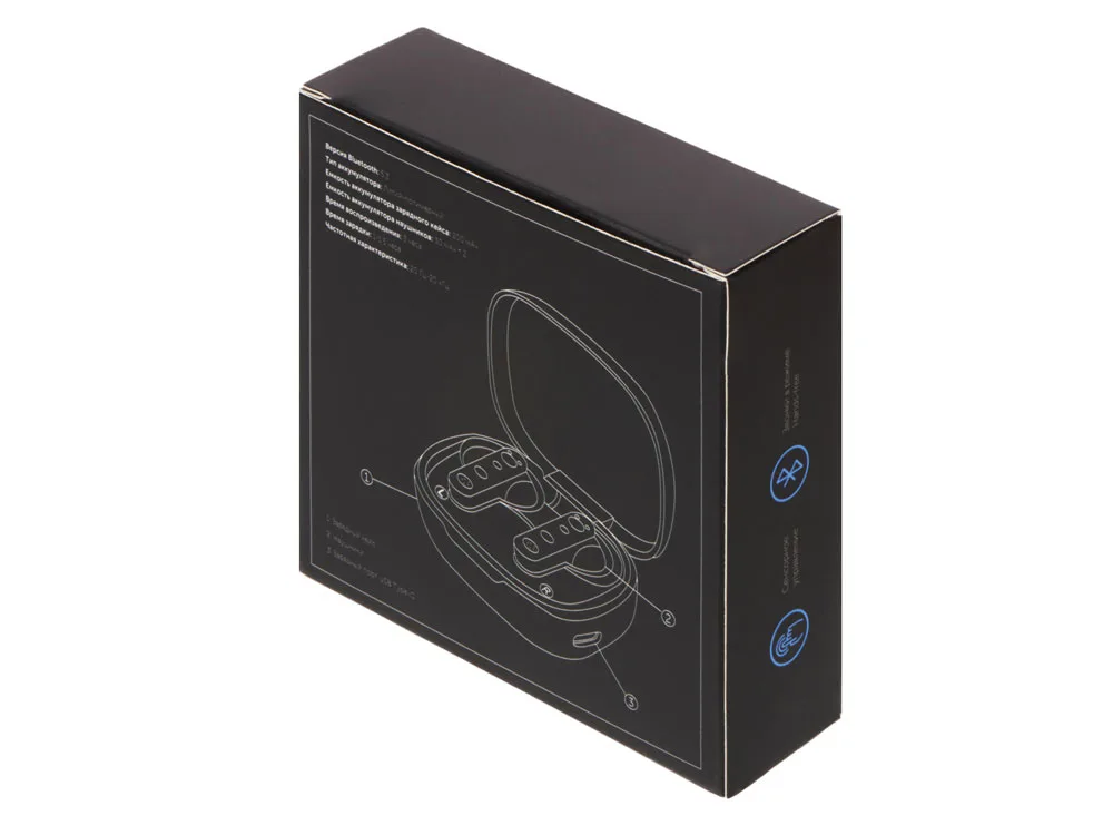 Беспроводные наушники TWS wireless "Sync", черный