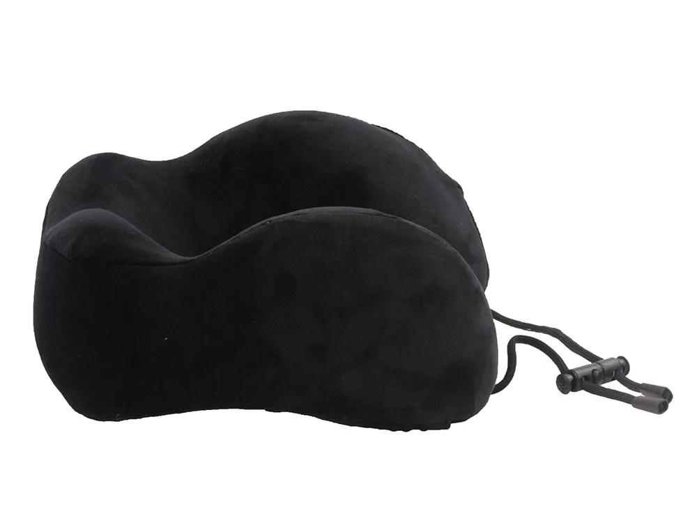 Подушка для путешествий с эффектом памяти Мемо "Bluewinder" Black
