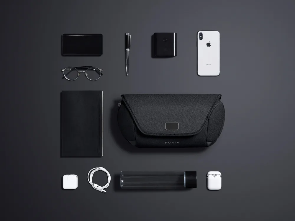 Антикражная сумка на пояс Clickpack, черный