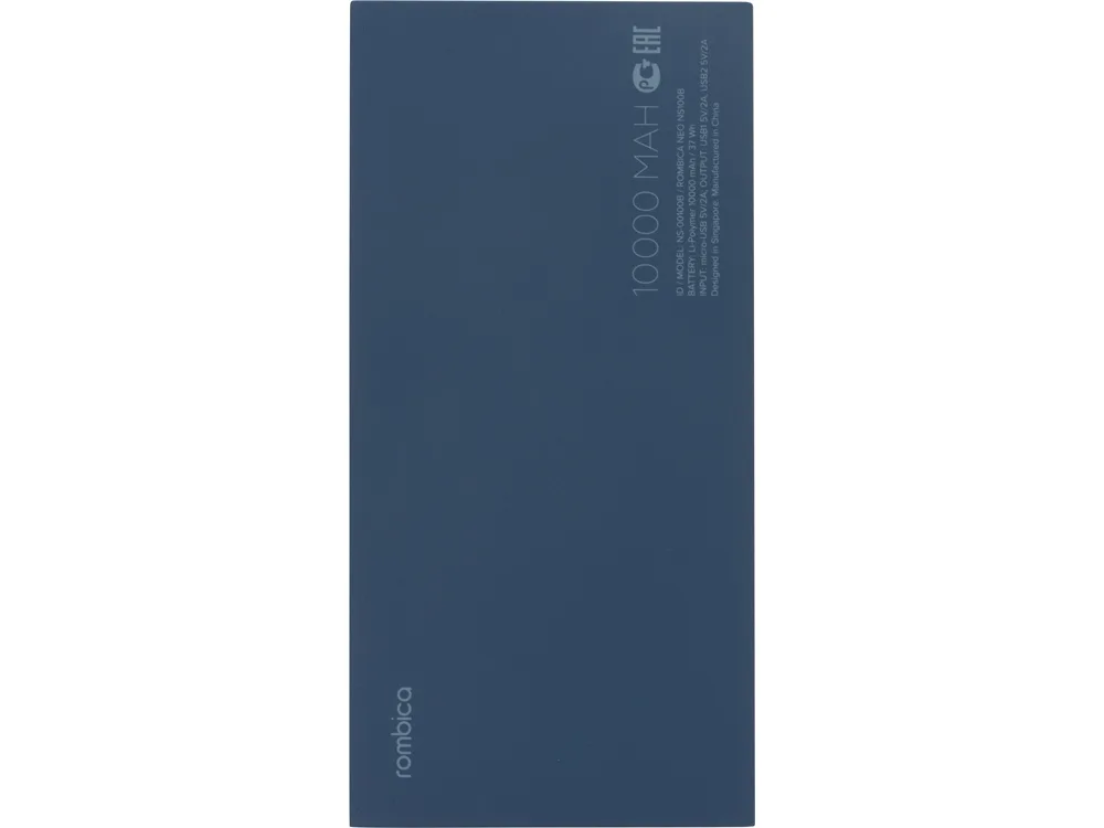 Внешний аккумулятор Rombica NEO NS100B, синий