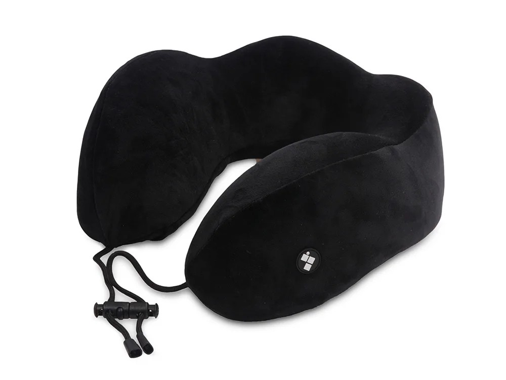 Подушка для путешествий с эффектом памяти Мемо "Bluewinder" Black