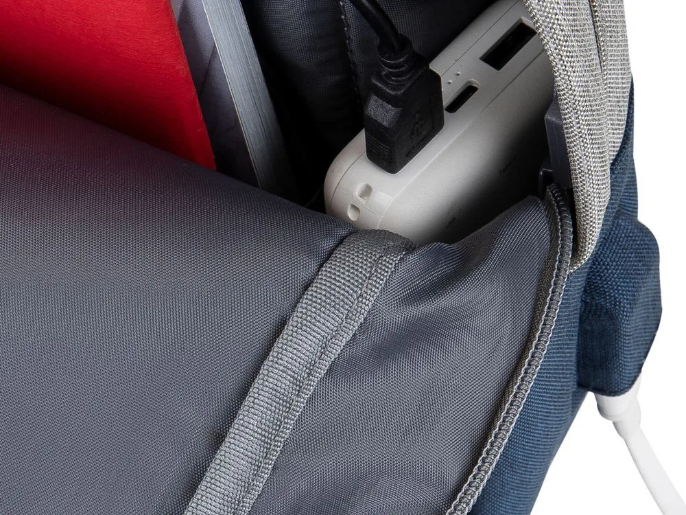 RIVACASE 7562 grey/dark blue рюкзак для ноутбука 15.6'', серый/темно-синий
