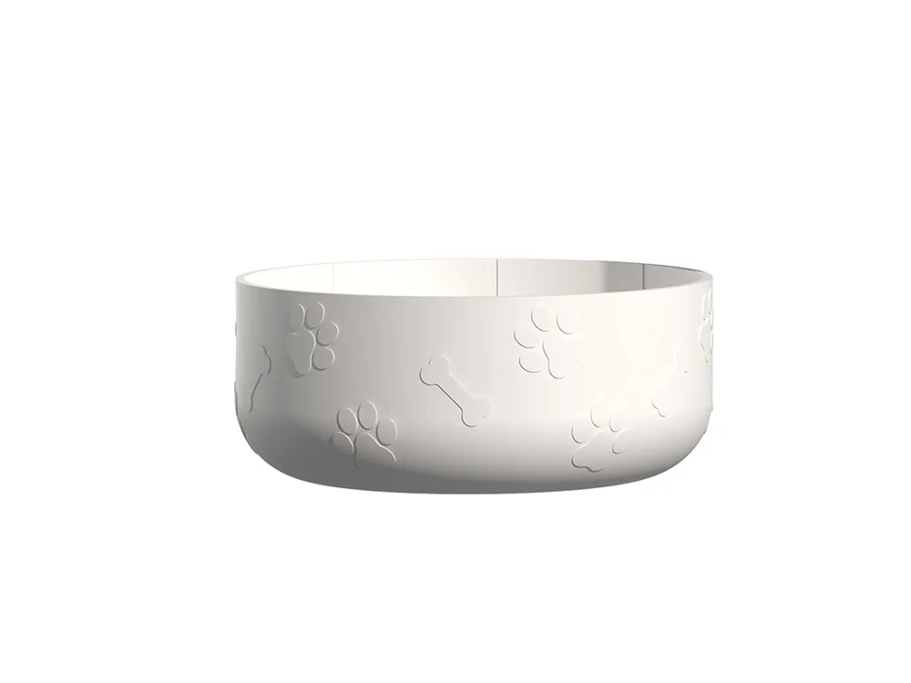 Бутылка для воды 2-в-1 «Dog Bowl Bottle» со съемной миской для питомцев, 1500 мл, белый