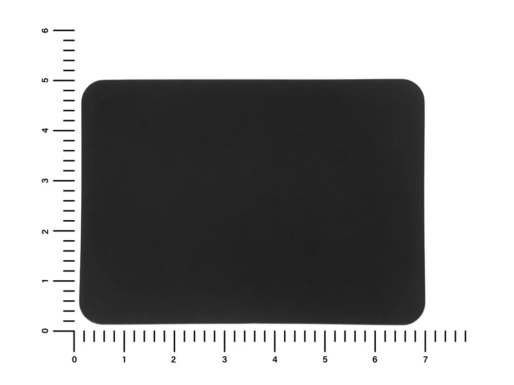 ПАТЧ ПРЯМОУГОЛНЫЙ soft-touch (чёрный) 5,0 х 7,0 см