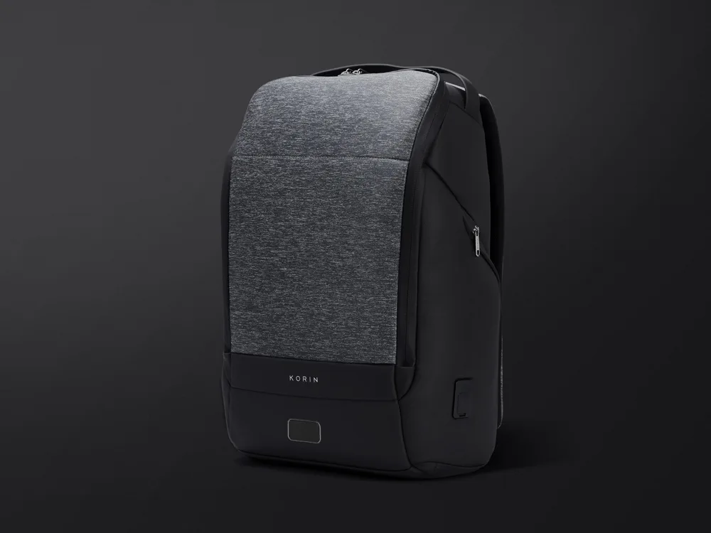 Антикражный рюкзак FlexPackPro для ноутбука 15.6", серый/черный