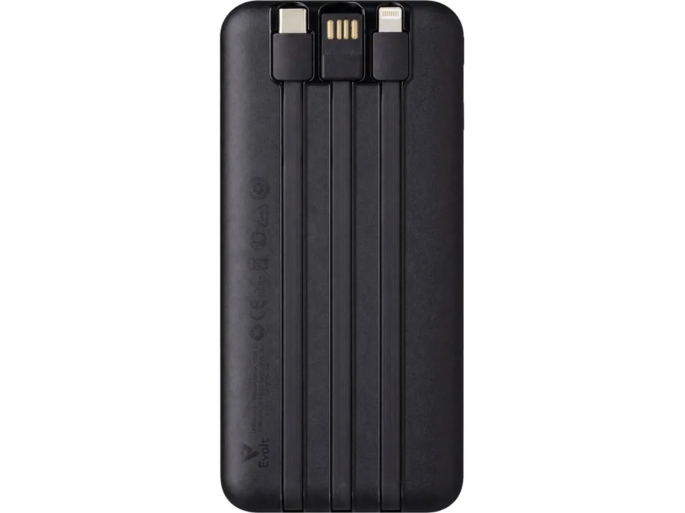 Внешний беспроводной аккумулятор c QC/PD «Арти», 10000 mAh, черный