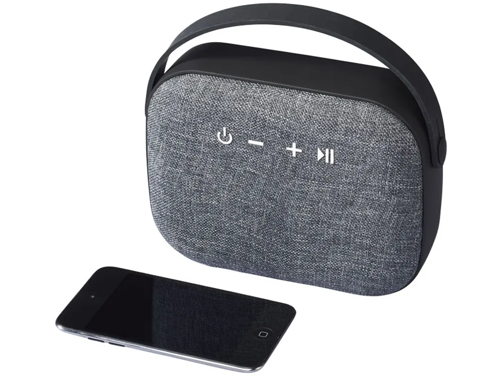 Динамик Bluetooth с тканым материалом, черный