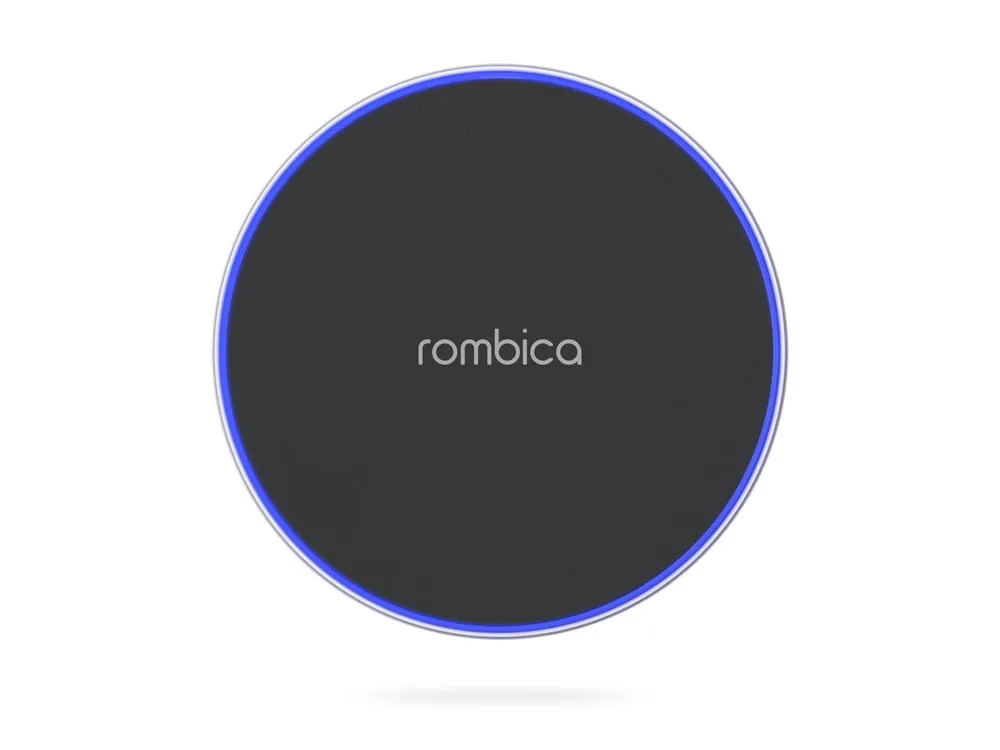 Беспроводное зарядное устройство Rombica  «NEO Core Quick» c быстрой зарядкой, черный (с лого)
