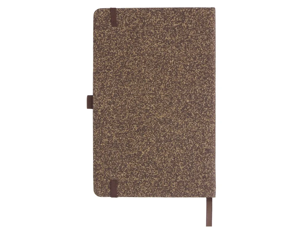 Блокнот из кофейных зерен А5 "Coffee notes", твердая обложка, 80 листов 70 гр/м2 белой бумаги, кофейный