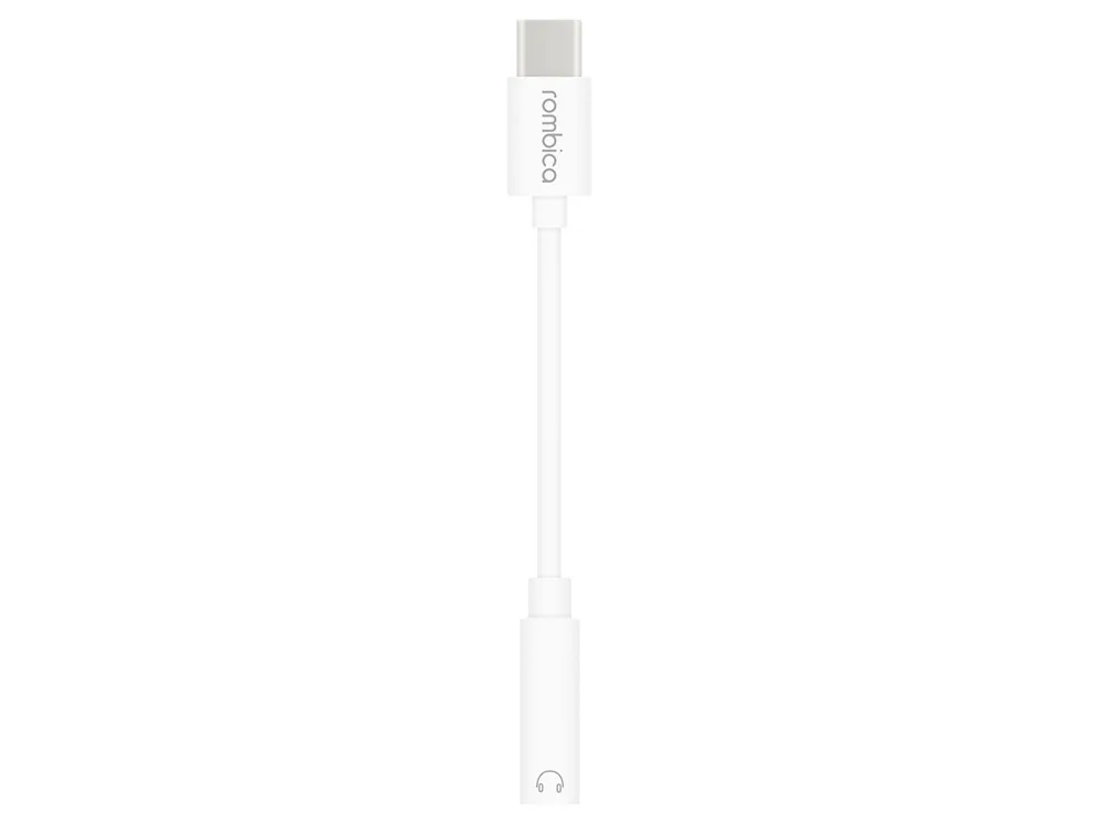 Rombica Type-C Adapter 3.5 White, белый