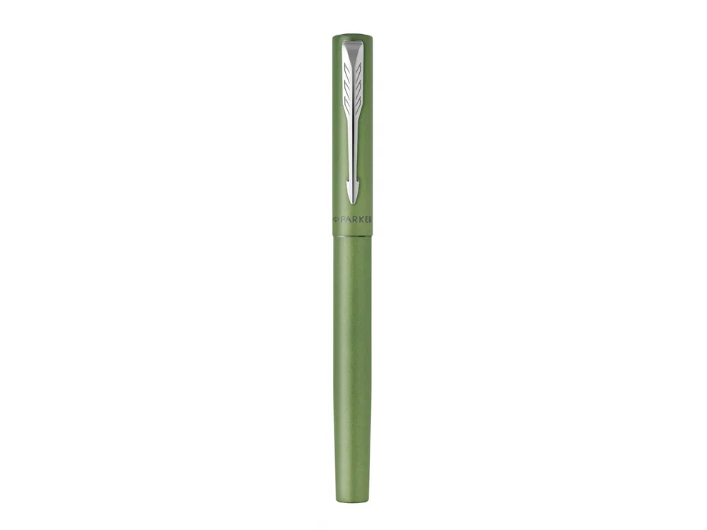 Ручка-роллер Parker Vector XL Green CT, цвет чернил black, стержень: F, в подарочной упаковке.