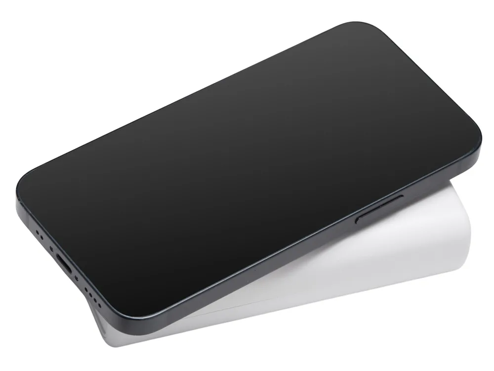 Внешний беспроводной аккумулятор 2-в-1 с функцией зарядки Apple Watch, QC/PD «AtomIQ», 10000 мАч, белый