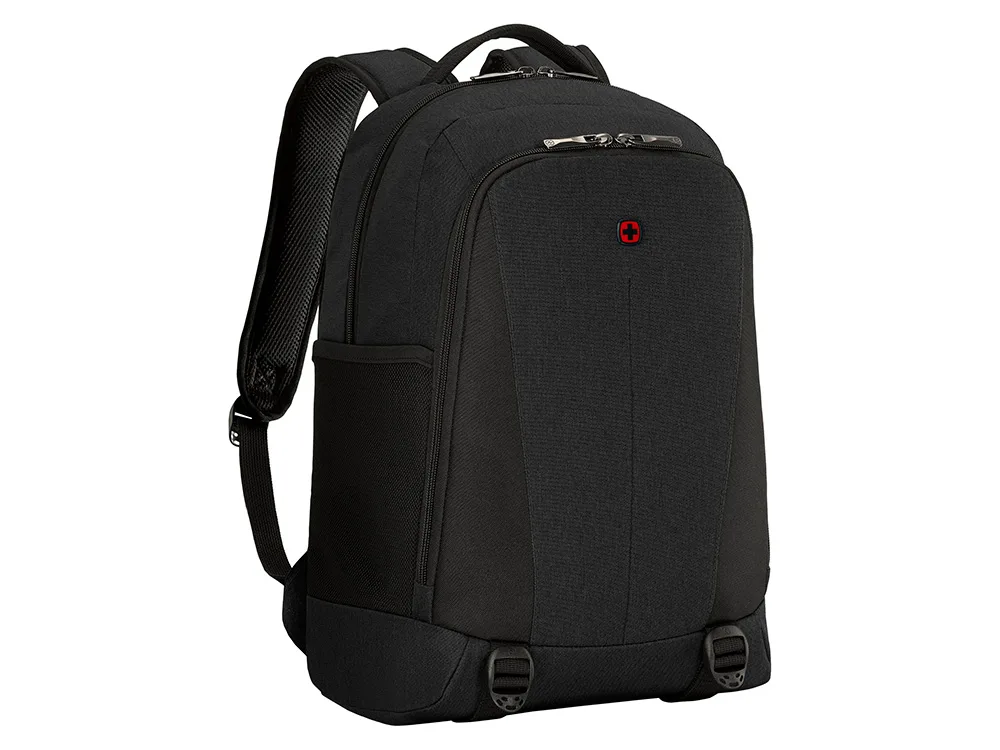 Рюкзак WENGER Oryson 16", чёрный, переработанный ПЭТ/Полиэстер, 32х45х19 см, 25 л.