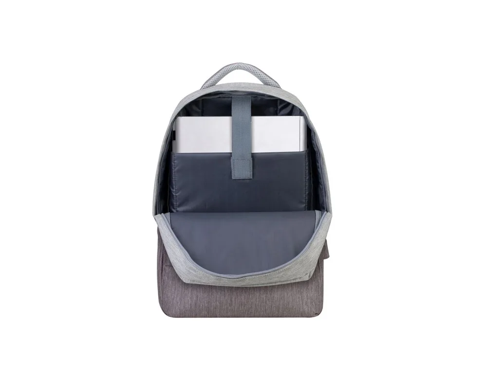 RIVACASE 7562 grey/mocha рюкзак для ноутбука 15.6", серый/кофейный