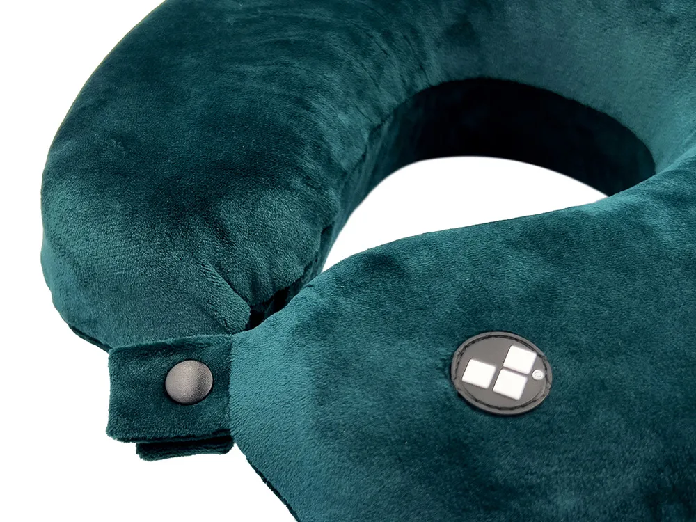 Подушка для путешествий с эффектом памяти Мемо "Drowsy" Emerald