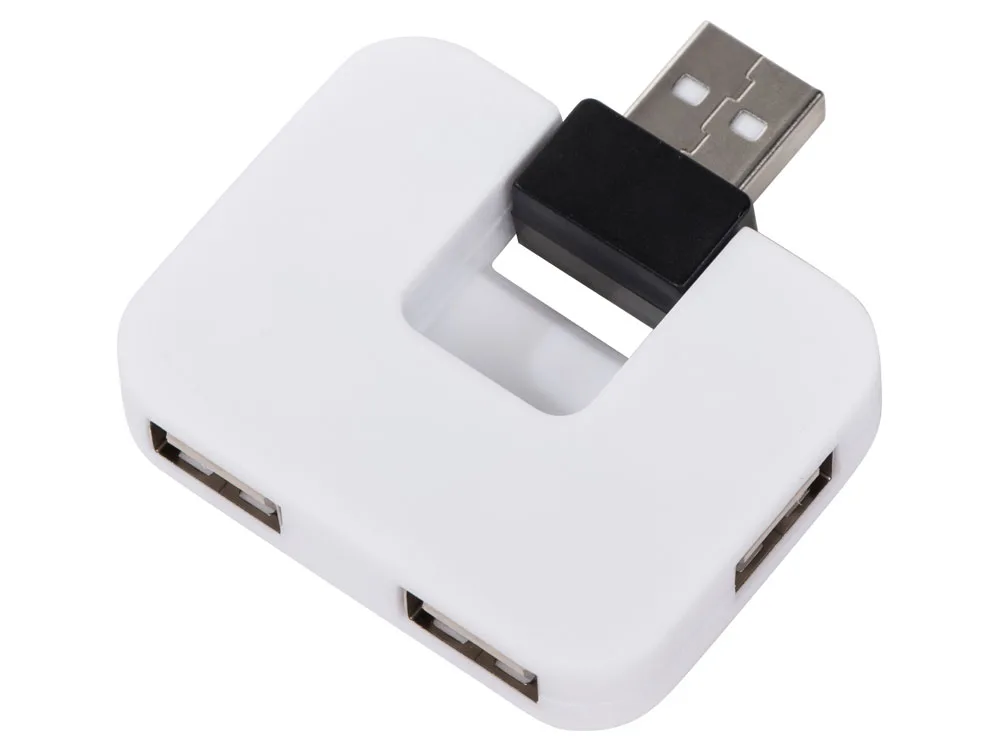 USB Hub "Gaia" на 4 порта, белый