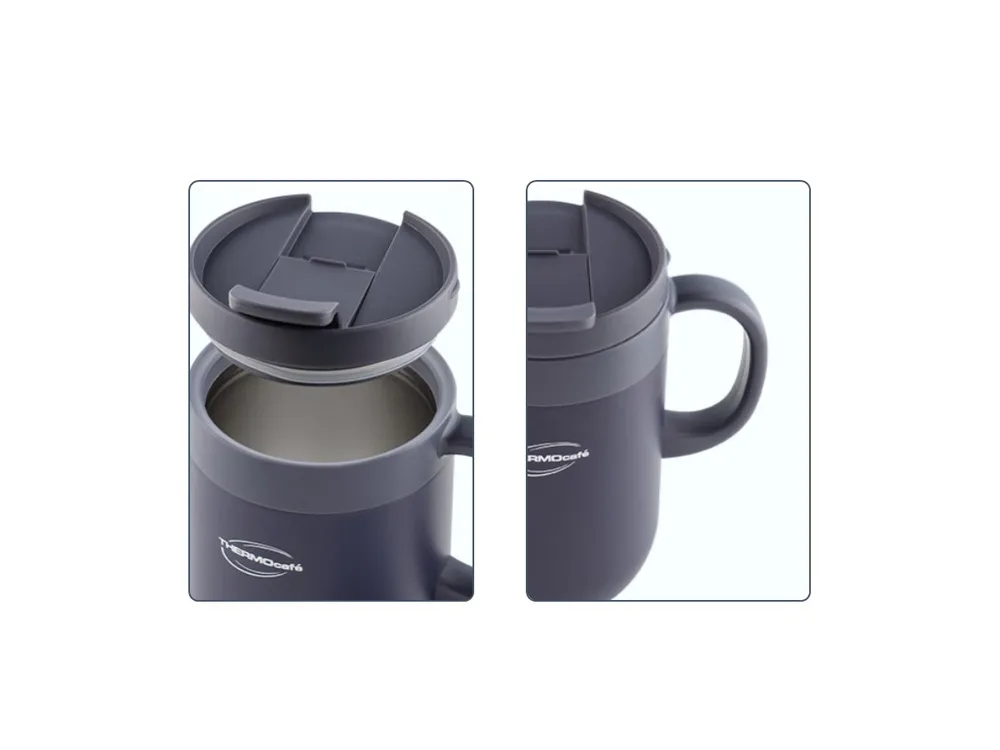 Термокружка из нерж. стали тм THERMOcafe TCCM-460SY (OGY) 0,46L