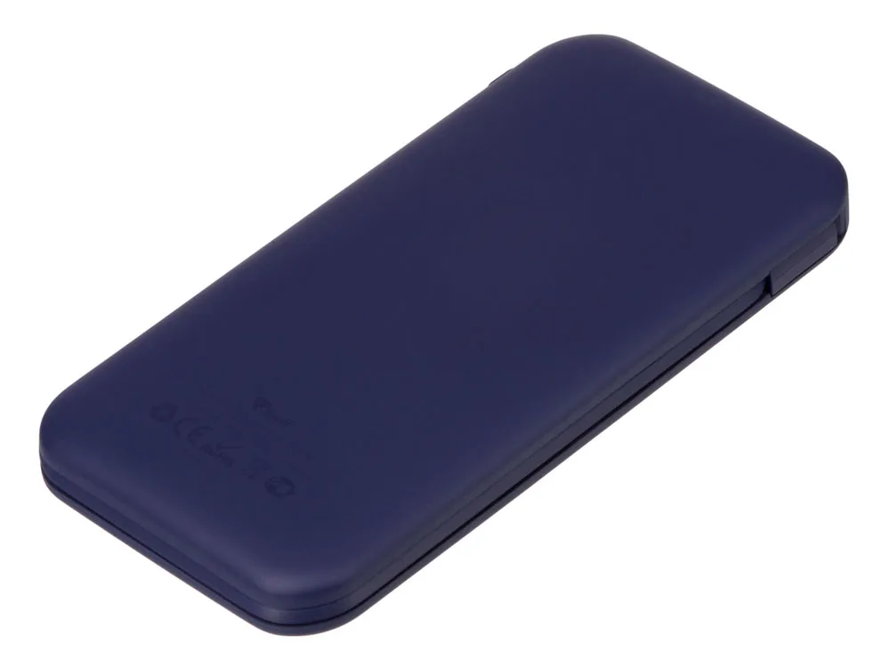 Внешний беспроводной аккумулятор с подсветкой лого «Astro», 10000 mAh, темно-синий
