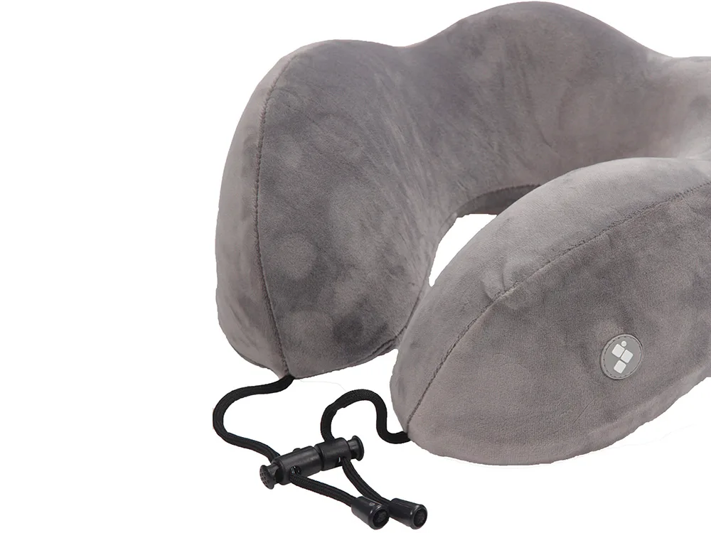Подушка для путешествий с эффектом памяти Мемо "Bluewinder" Grey