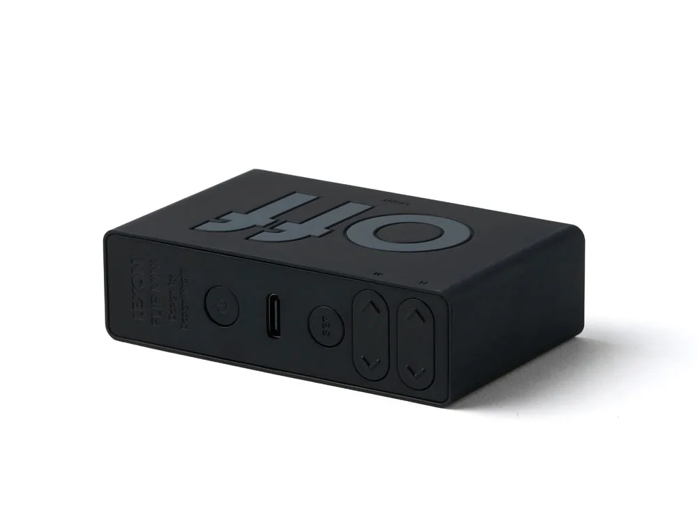 Часы настольные Flip Mini, черный