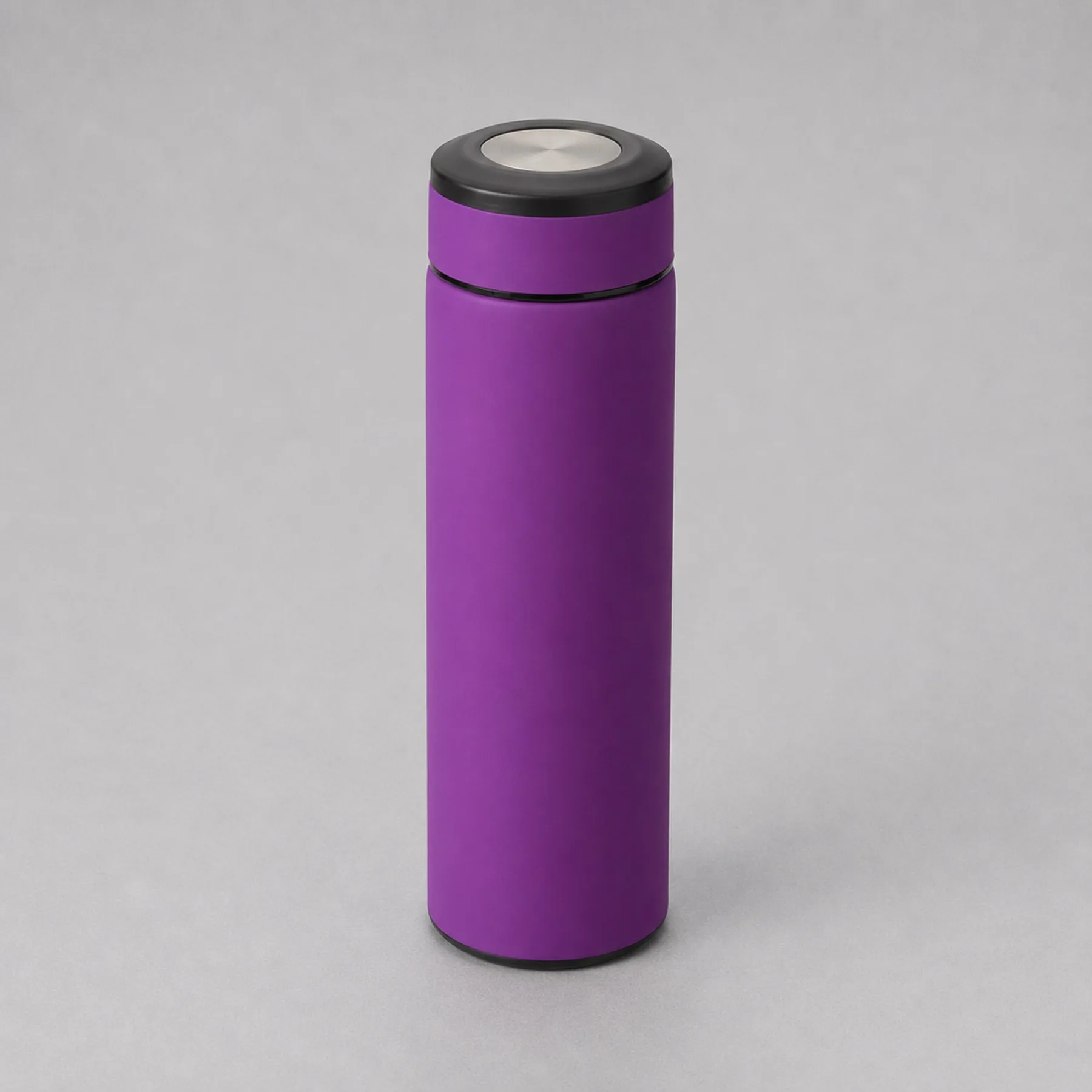 Вакуумный термос "Vacuum Flask C1", soft touch, 420мл, фиолетовый