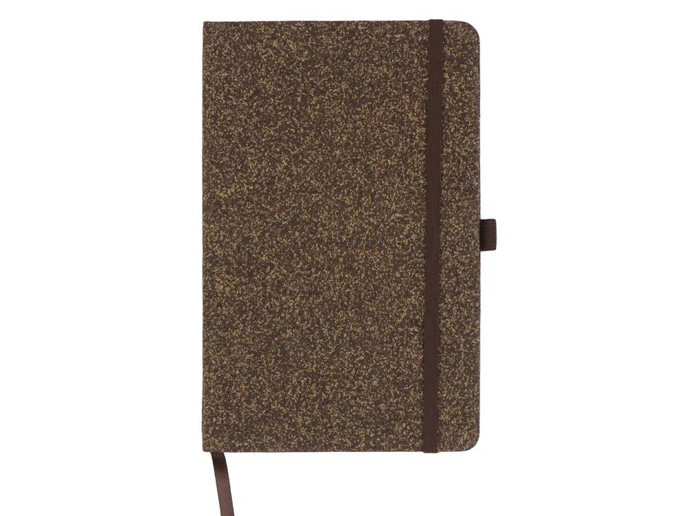 Блокнот из кофейных зерен А5 "Coffee notes", твердая обложка, 80 листов 70 гр/м2 белой бумаги, кофейный