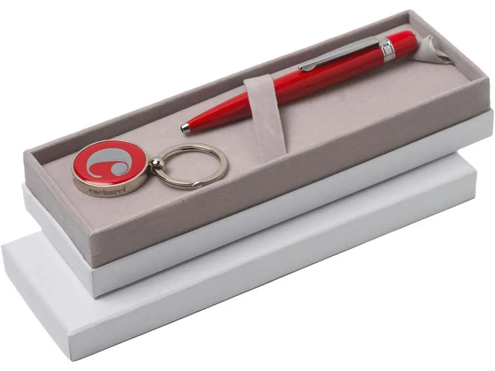 Набор Cacharel: шариковая ручка, брелок с флеш-картой USB 2. на 4 Гб