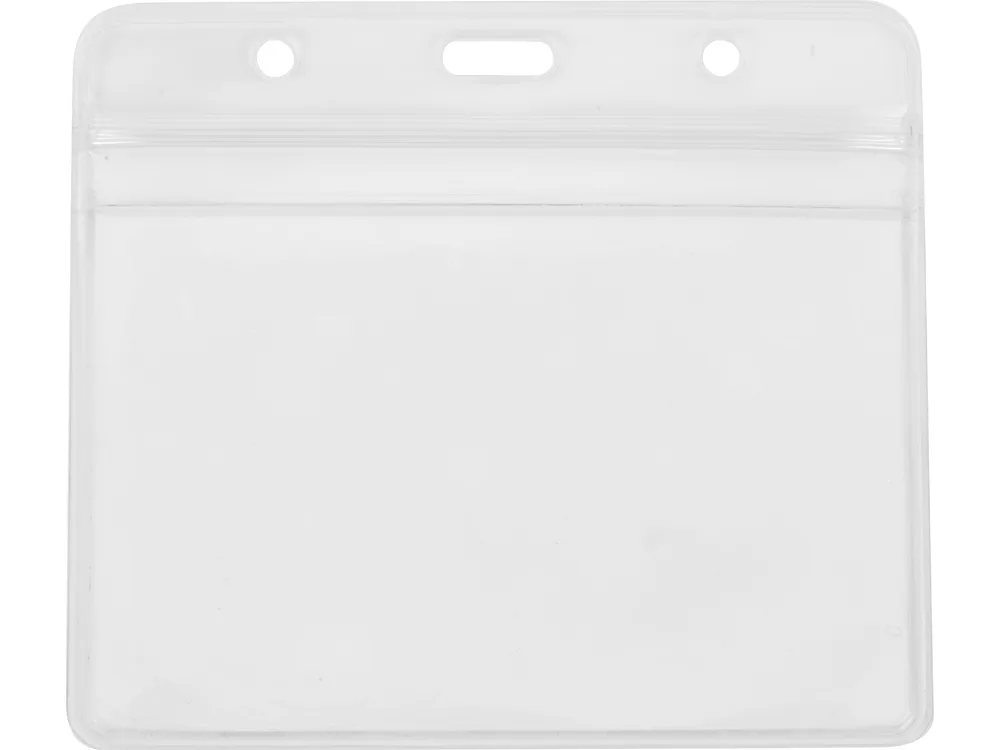 Бейдж Crystal Flat 115*101 мм (внут.размер 107*70 мм), прозрачный