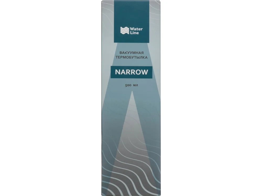 Термобутылка "Narrow" с вакуумной изоляцией, 500 мл, черный