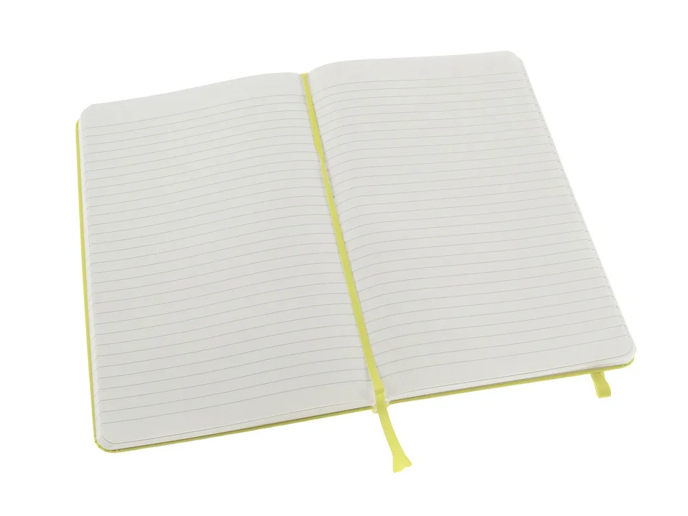 Записная книжка Moleskine Classic (в линейку) в твердой обложке, Large (13х21см), цитрусовый
