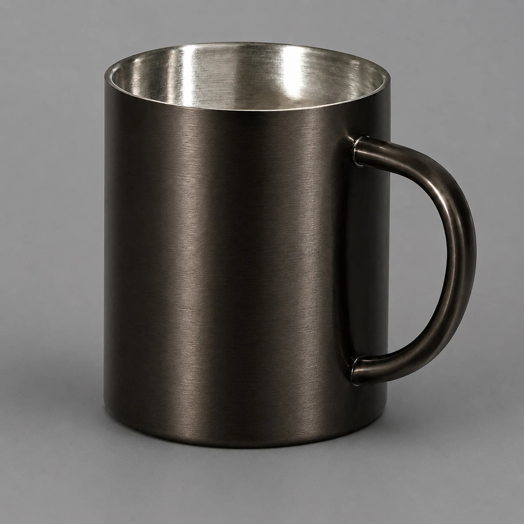 Стальная кружка с двойными стенками "Altai", gun metal