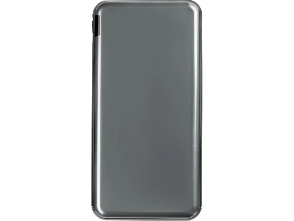 Внешний аккумулятор «Forge» v.2, металл, 10000mah, серый