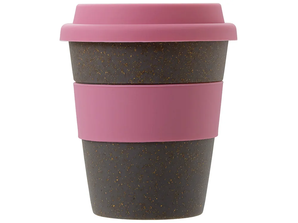 Стакан с силиконовой крышкой "Cafe", dust pink