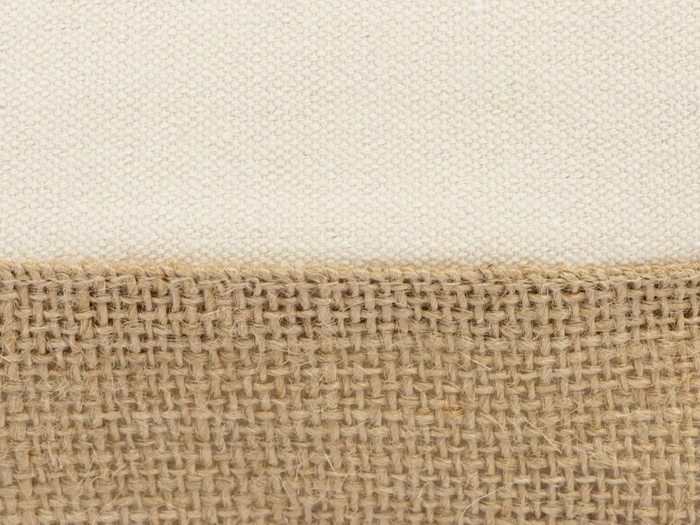 Косметичка "Jute" с ручкой из хлопка и джута, натуральный