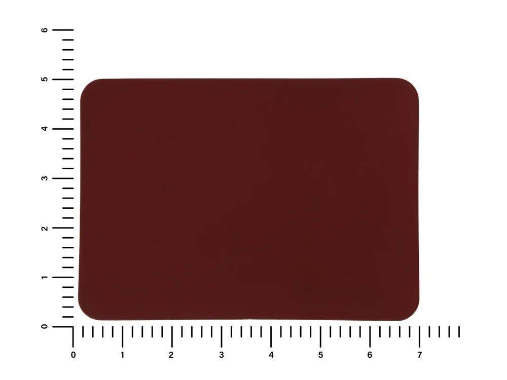 ПАТЧ ПРЯМОУГОЛНЫЙ soft-touch (коричневый ) 5,0 х 7,0 см
