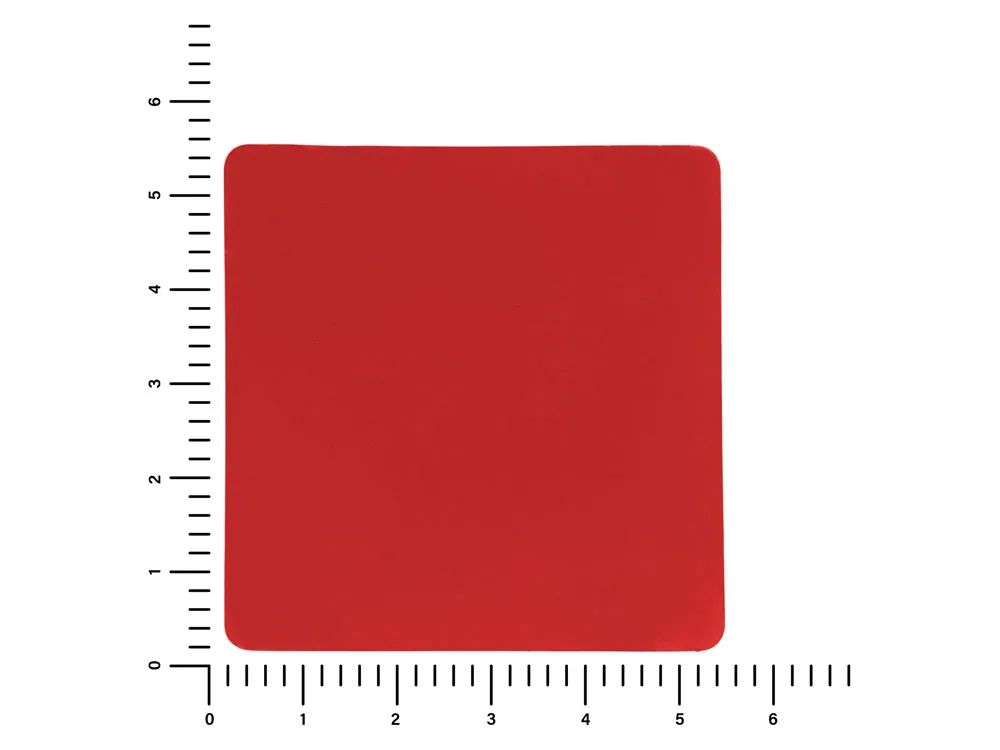 ПАТЧ КВАДРАТ soft-touch (красный) 5,5 х 5,5 см