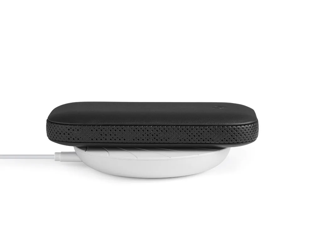 Внешний аккумулятор с беспроводной колонкой Powersound, черный
