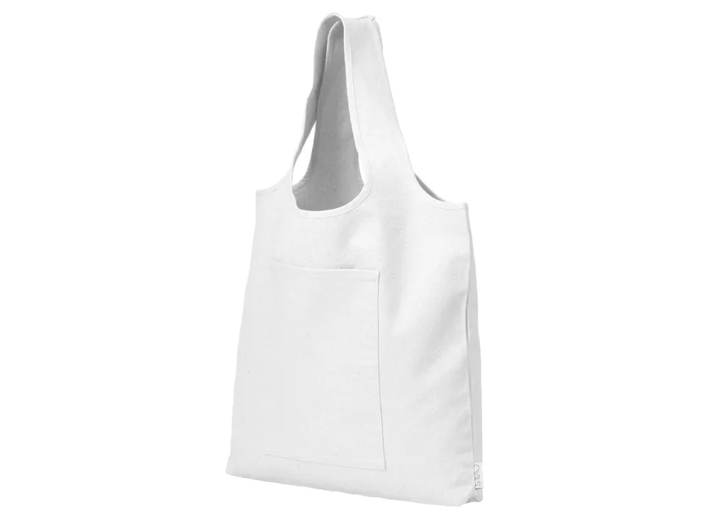 Сумка-шопер Vest из хлопка 340 г/м2, белый